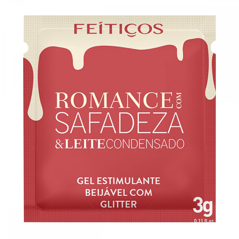 Romance com Safadeza Gel Excitante Leite Condensado em Sachê 3g - Ousada  Vitrine