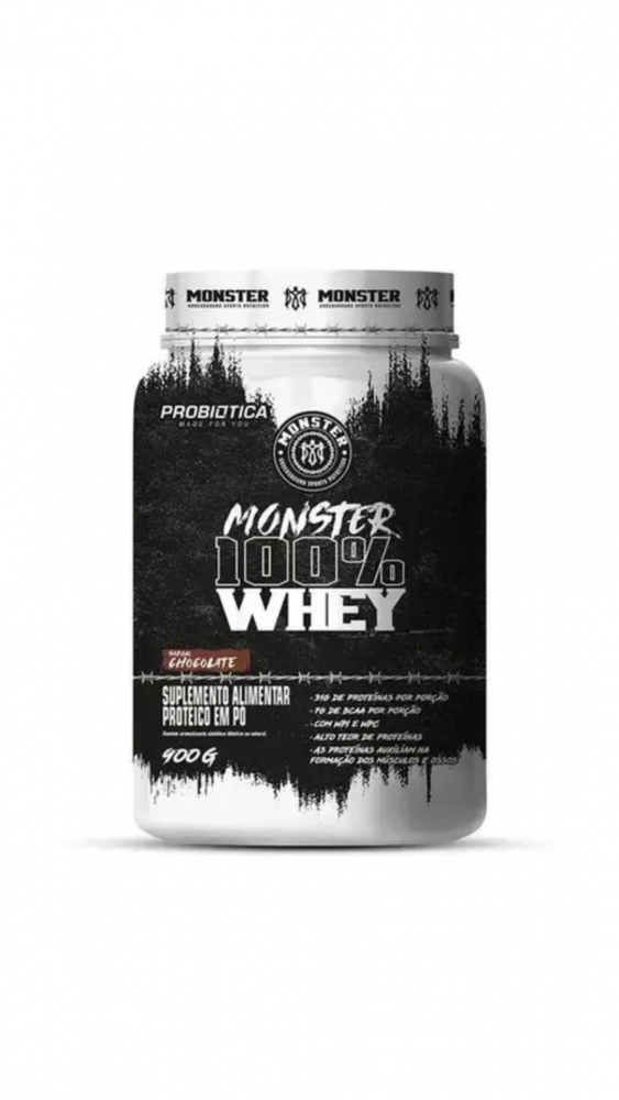 MONSTER 100% WHEY - Quiosque Fit Suplementos