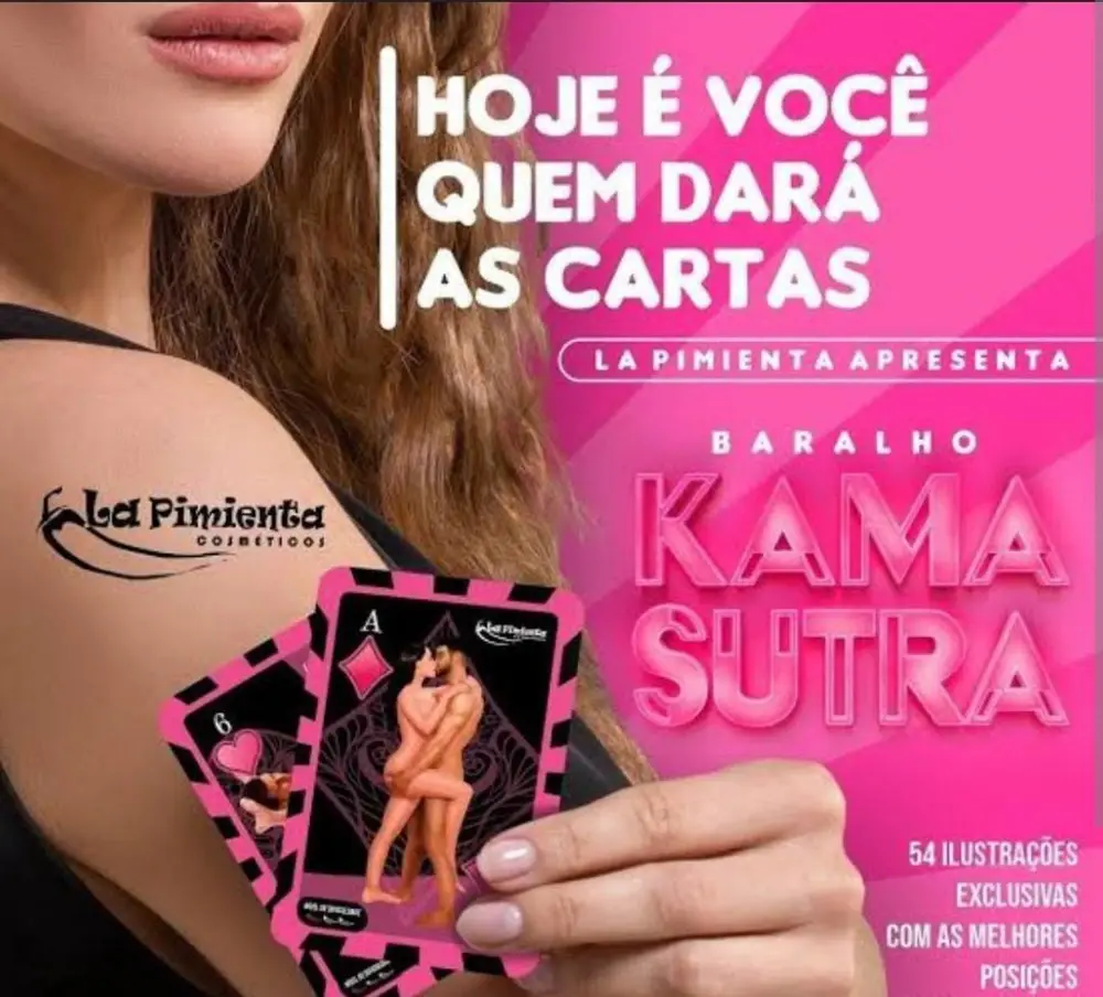 Baralho Kama Sutra ( Diversas Posições ) - Lamor lingerie