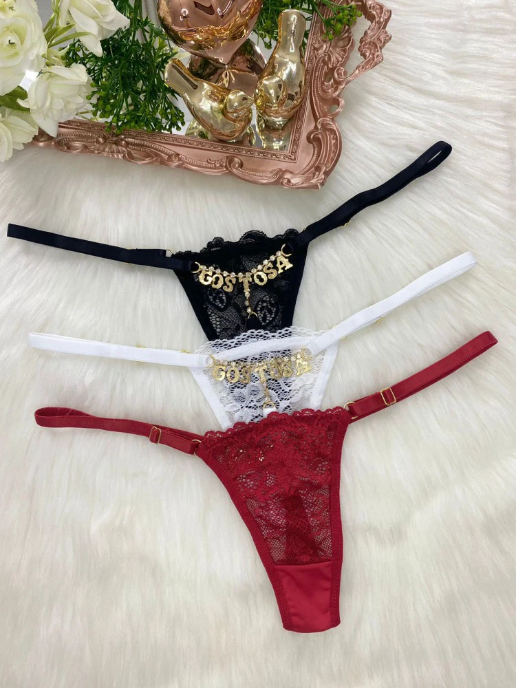 Calcinha Fio Dental Gostosa Caliente Lingerie