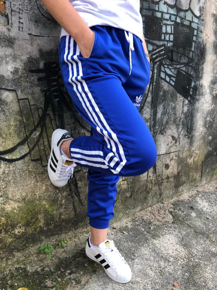 Jogger adidas azul online